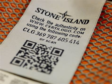 stone island junior authentication code